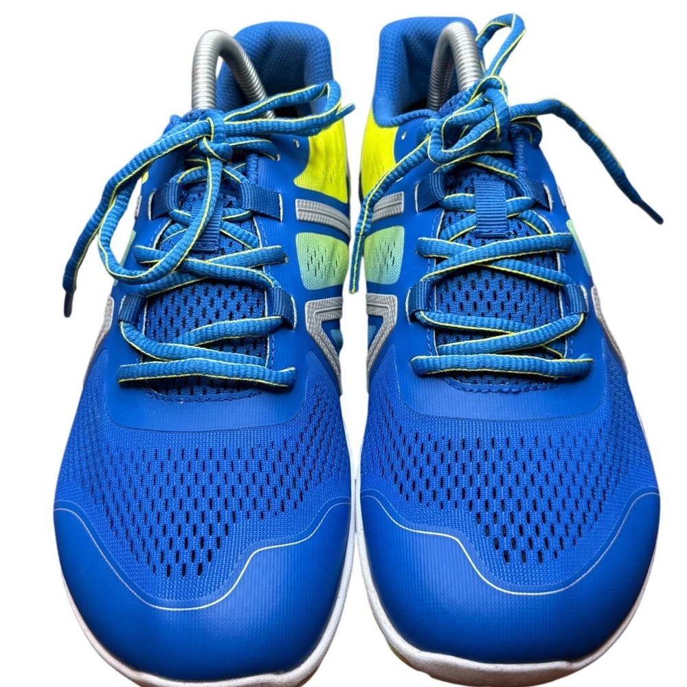 Xero Shoes HFS Mens Road Running Shoes Blue Yellow Minimalist Barefoot Size 8 - Picture 3 of 11